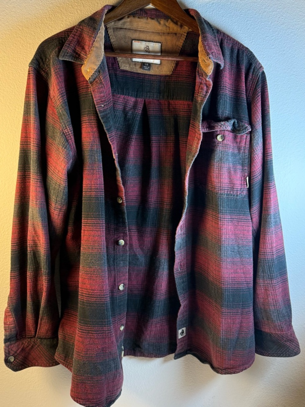 Legendary Whitetails Red and Black Plaid Button-Down Shirt